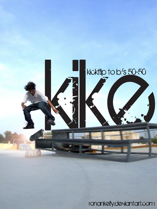 Kike Ferrandez Kickflip- 5050