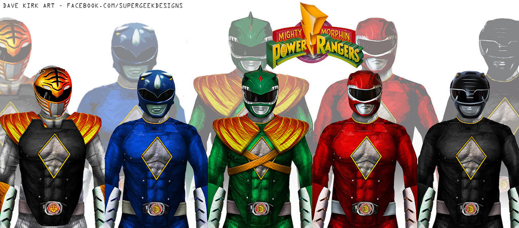 POWER RANGER DESIGN/UPDATE by davekirk8 on DeviantArt