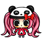 Panda girl chibi by KaraWingsxX