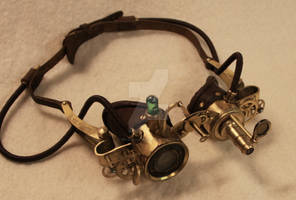 Brass goggles