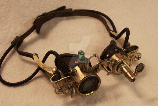 Brass goggles