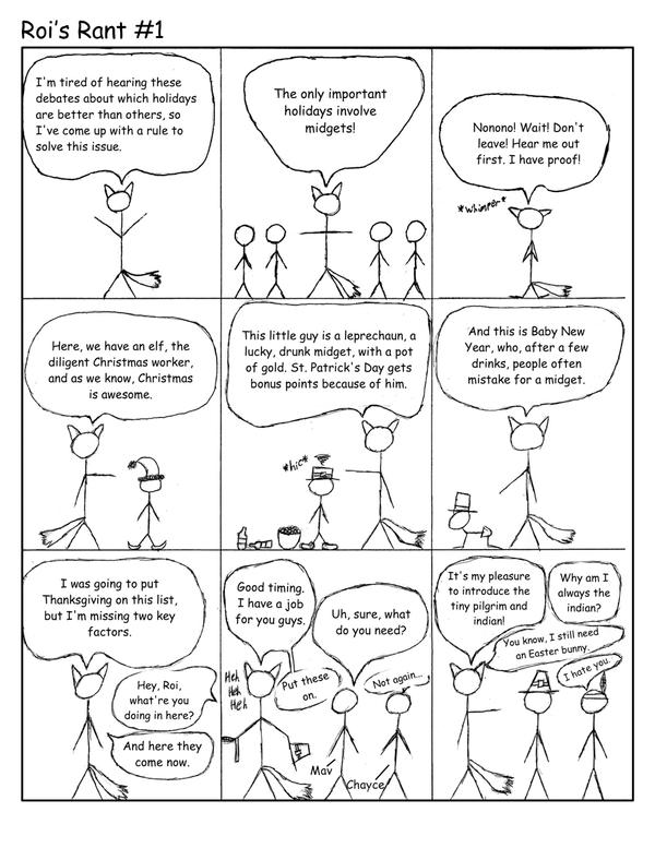 Roi's Rants 1 'Holidays' by RoxasBlades on DeviantArt