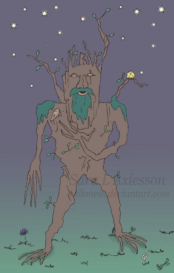 Ent and the little storyteller by SALioness on DeviantArt