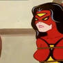 Spiderwoman tied up in a meat locker 8