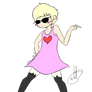 Dave Strider in a dress(Doodle)