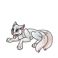 1 - Albino pup by DarkHansol