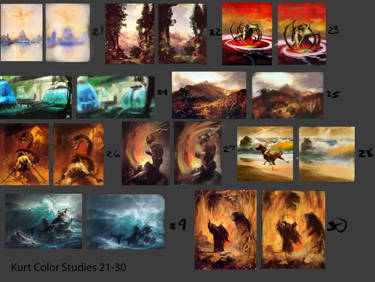 Week 1: Color Studies 21-30