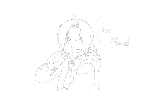 FMA - Edward Lineart