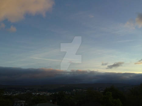 Approaching Storm Clouds at Sunset ~ 1