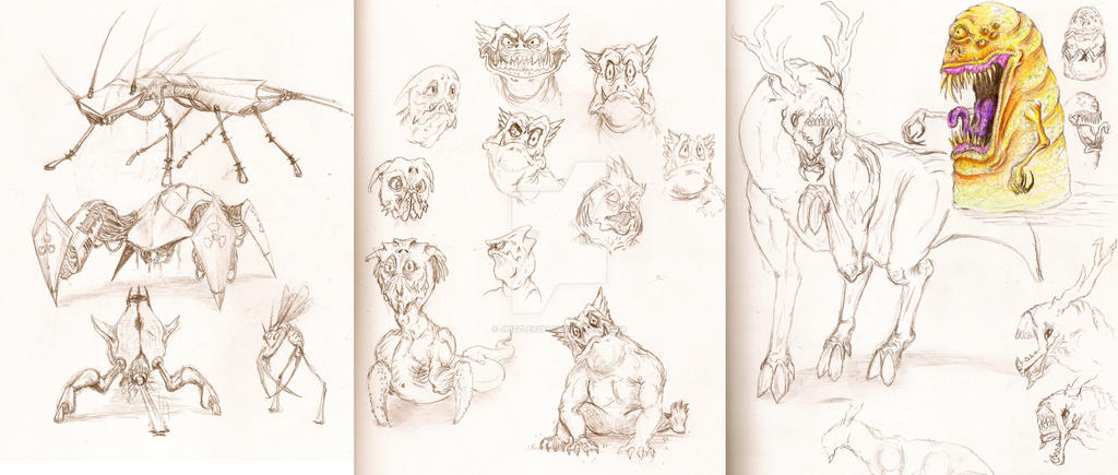 Creature sketches 2