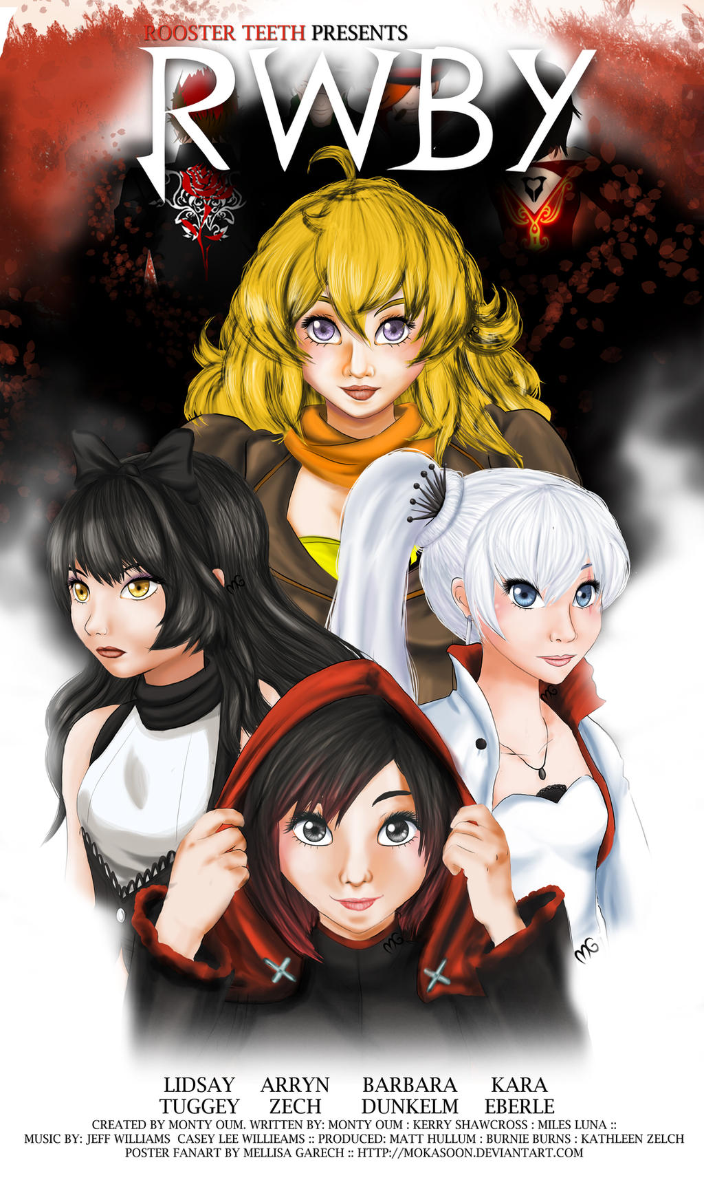 Team Rwby Poster RWBY Poster Contest entry by MokaSooN on DeviantArt