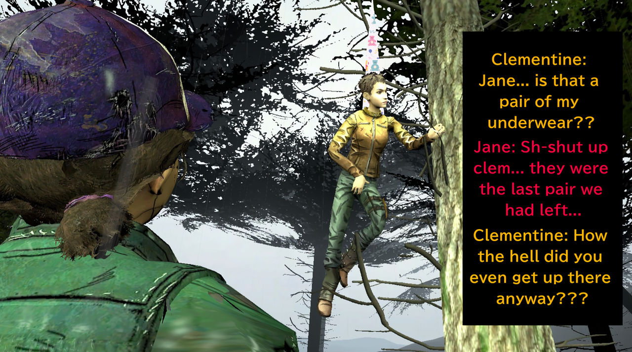 Waynil Request Deviantart Jane hanging wedgie - Requested by waynil on DeviantArt
