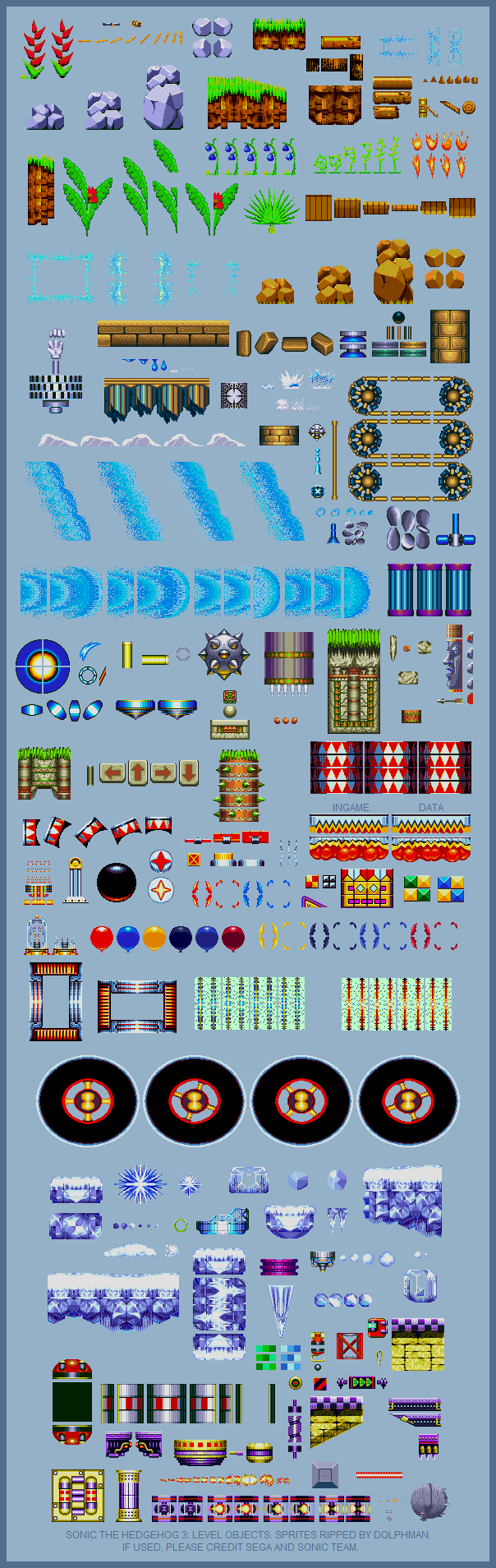 Open Assets] - Various Sonic 3 Styled Objects