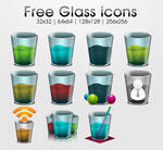 Freebie: glass icons