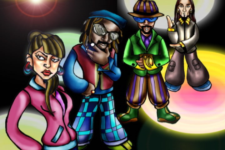 Black Eyed peas animated