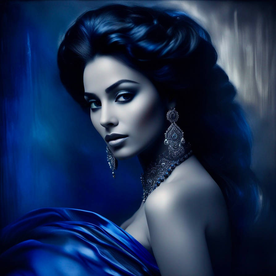 Lady in Blue by ArnoGrabner1955 on DeviantArt