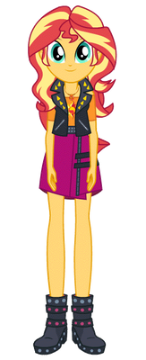 EQG Sunset Shimmer Spin Flash puppet