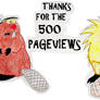 500 Pageviews