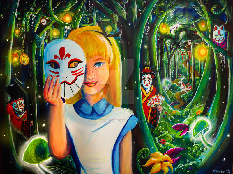 Alice in Wonderland- Kabuki by kendraalexzine