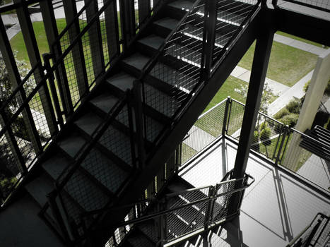 parking garage stairs