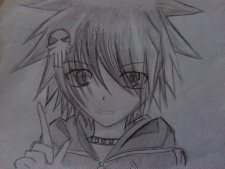 anime boy :train heartnet ==