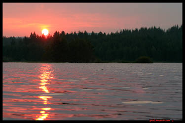 Sunset lake