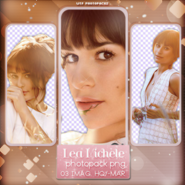 +Photopack png de Lea Michele.