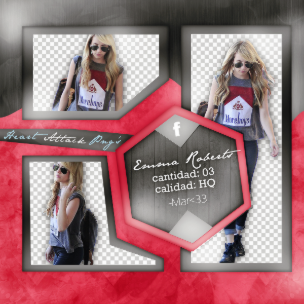 +Photopack png de Emma Roberts.