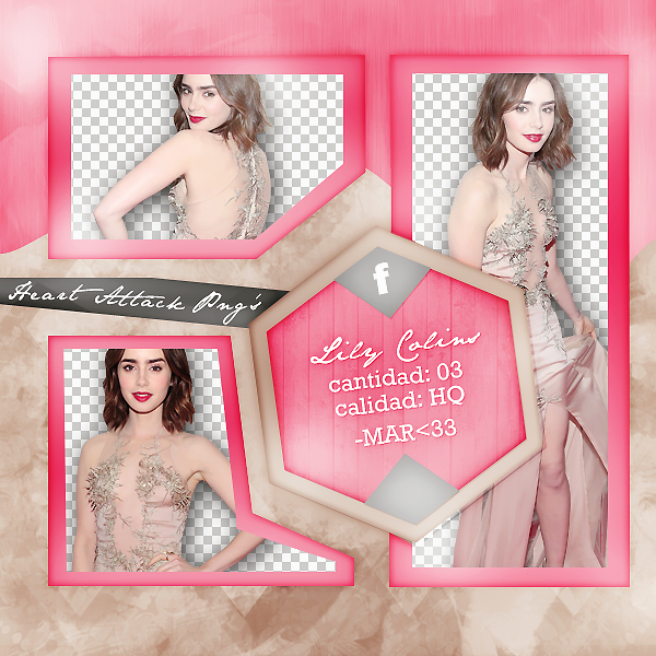 +Photopack png de Lily Collins.