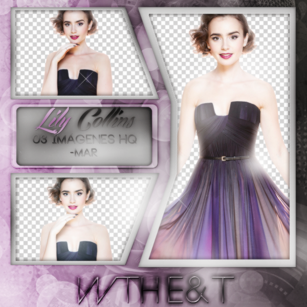 +Photopack png de Lily Collins.