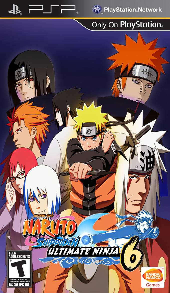 Naruto Shippuden Ultimate Ninja 6 Cover Art by narutofanchannel on