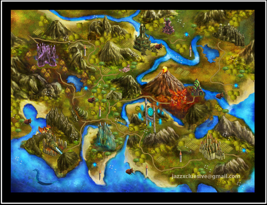 Tasktracker Fantasy Map Fantasy Map by JazzSiyArt on DeviantArt