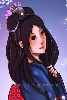 Mikoto Uchiha: Serene Beauty