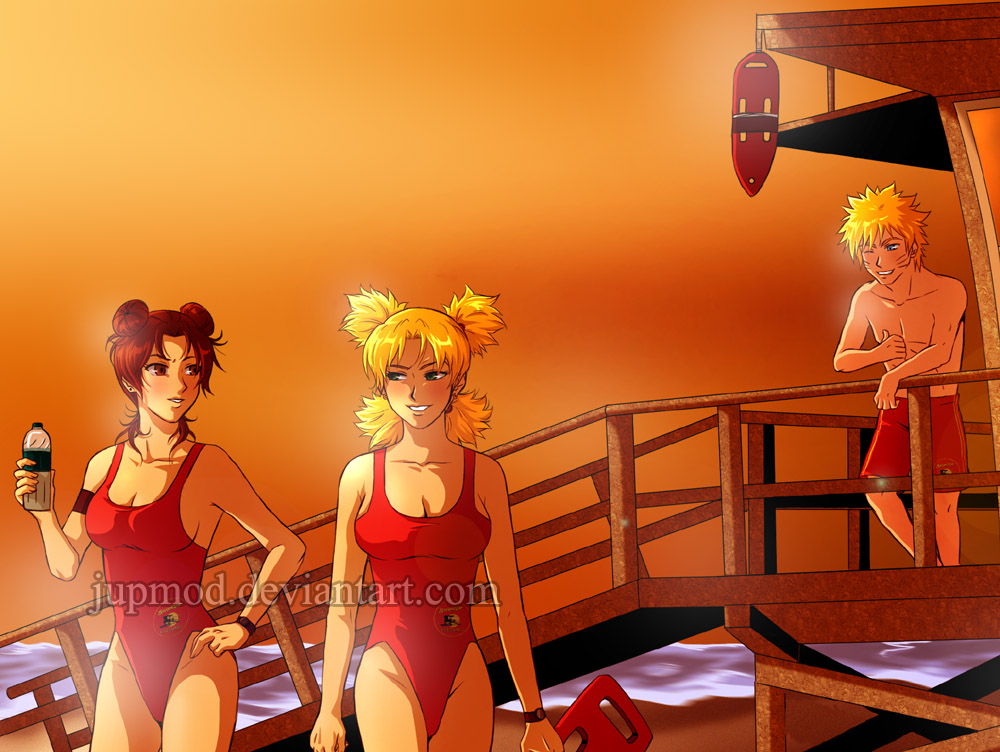Naruto: Baywatch ...Or is it Babewatch? (Closeup)