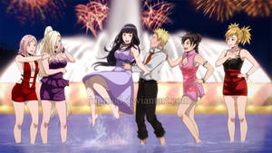 Naruto and the Girls: New Year's Water Fun