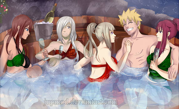 Naruto and Ship Movie Girls: Holiday Hot-Tub Party