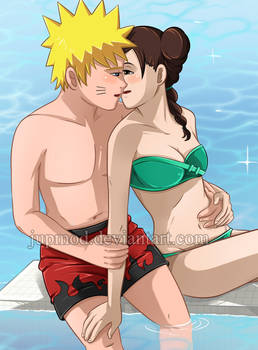 NaruTen: Pool Side Intimacy (Close-up)