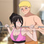 NaruHanabi: Workout Couple (Close-up)