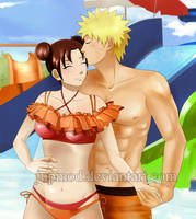 NaruTen: Waterpark Love (Close-up) by JuPMod