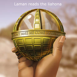 Laman Reads the Liahona