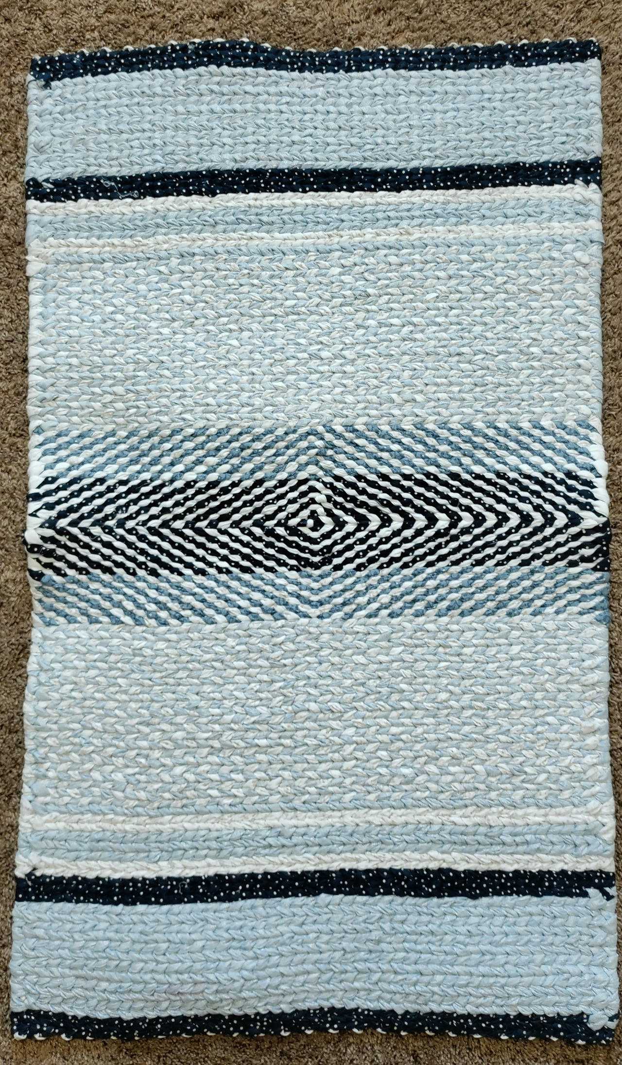 Blue Diamond Rug by Swashbookler on DeviantArt