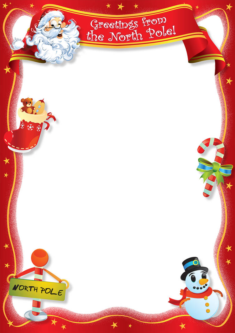 santa blank letter by sangrafix on DeviantArt Intended For Blank Letter From Santa Template