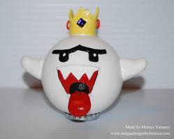 Nintendo Super Mario Bros. King Boo Glass Ornament