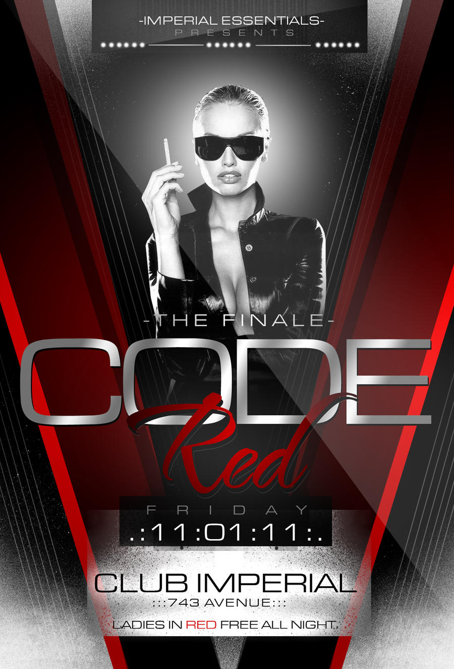 Code Red Party Flyer