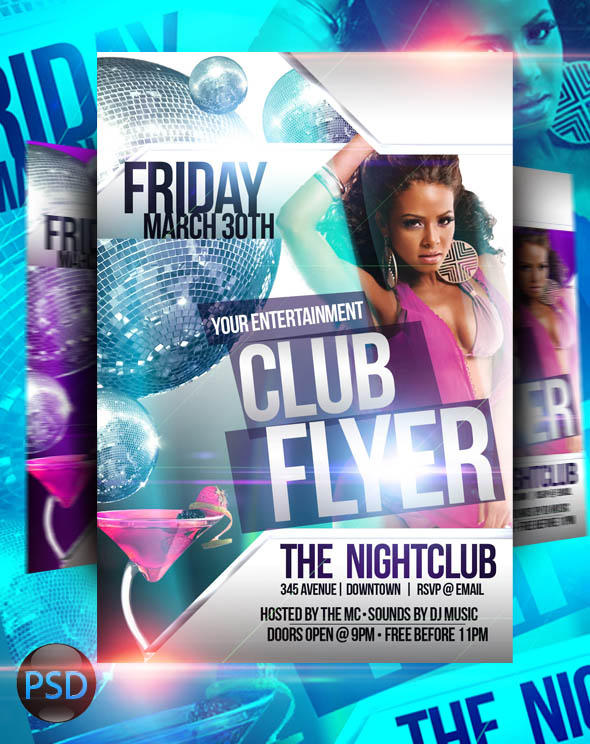 Club Flyer PSD Templates by ImperialFlyers on DeviantArt