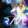 Rave Party PSd Flyer Template FREE DOWNLOAD