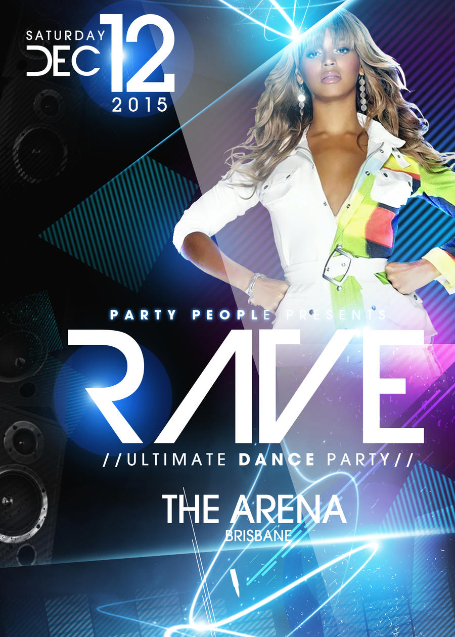 Rave Party Psd Flyer Template Free Download By Imperialflyers On Deviantart