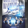 Diamonds and Denim PSD Party Flyer Template