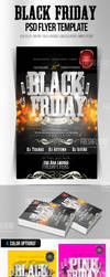 Black Friday Thanksgiving Party Flyer Template by ImperialFlyers