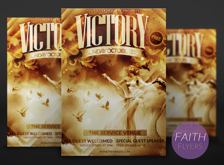 Victory Church Flyer Template